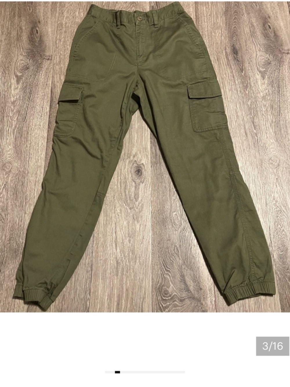 GAP Olive Green Girlfriend Jogger Pants